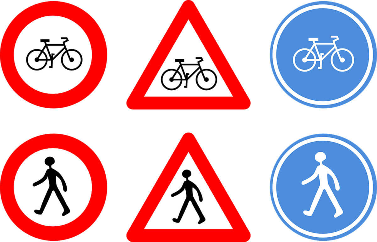 Рисунки дорожных знаков