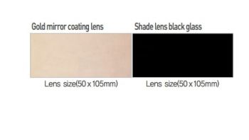 Tấm kính hàn màu đen otos pc700 hàn quốc 