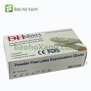 Găng Tay Cao Su Bảo Hộ Latex Gloves Không Bột Bám Dính Tốt - GCS0036