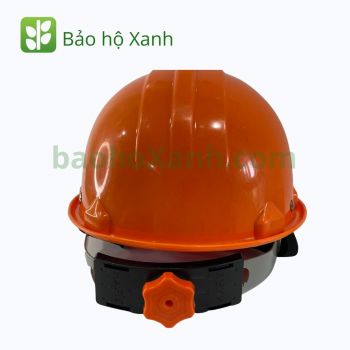 Nón bảo hộ công trình màu cam bền chắc - MBH0065